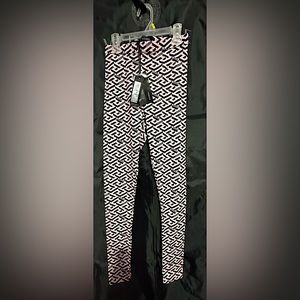 Versace La Greca Logo Leggings